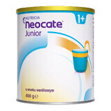 Neocate Junior, pour les enfants présentant une allergie aux protéines de lait de vache et une intolérance complexe, après 1 an, goût vanille, 400 g