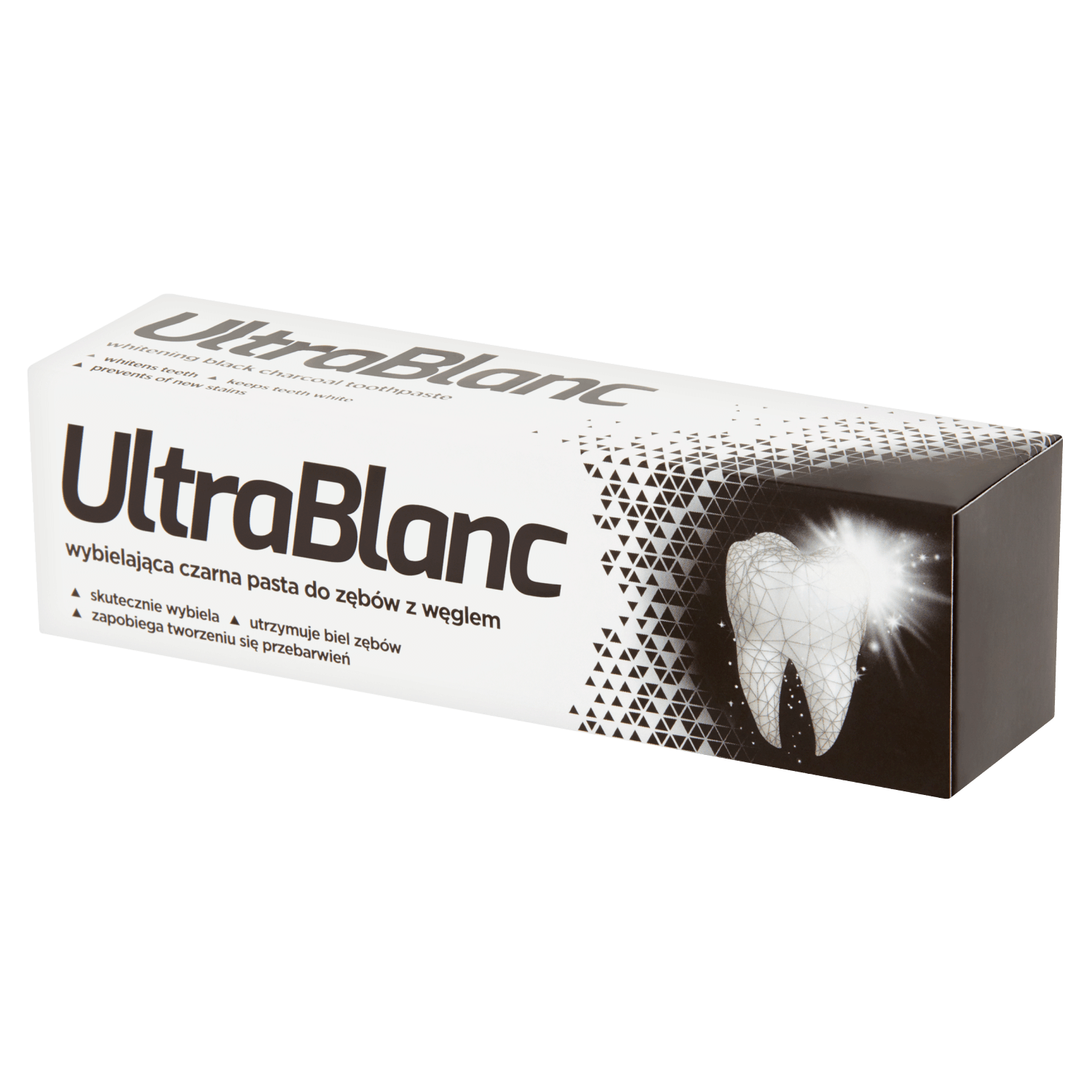 UltraBlanc, pastă de dinți de albire cu cărbune activ, 75 ml