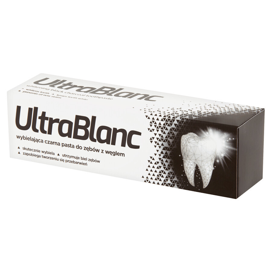 UltraBlanc, pastă de dinți de albire cu cărbune activ, 75 ml