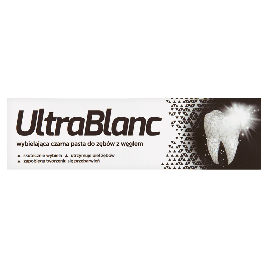 UltraBlanc, pastă de dinți de albire cu cărbune activ, 75 ml