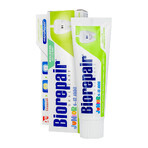 Biorepair Junior, pastă de dinți fără fluor pentru copii, mentă ușoară, 6-12 ani, 75 ml