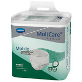 MoliCare Premium Mobile, scutece, mărimea L, 100-150 cm, 5 picături, 14 bucăți AMBALAJ deteriorat