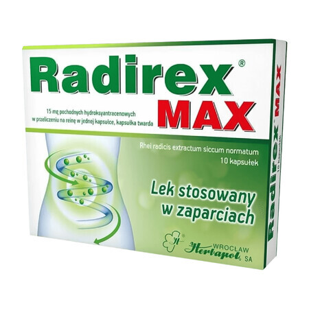 Radirex Max, 10 capsule