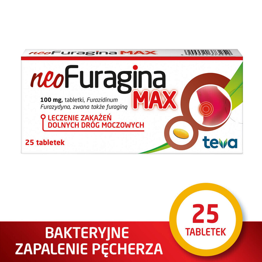 NeoFuragina Max 100 mg, 25 comprimidos