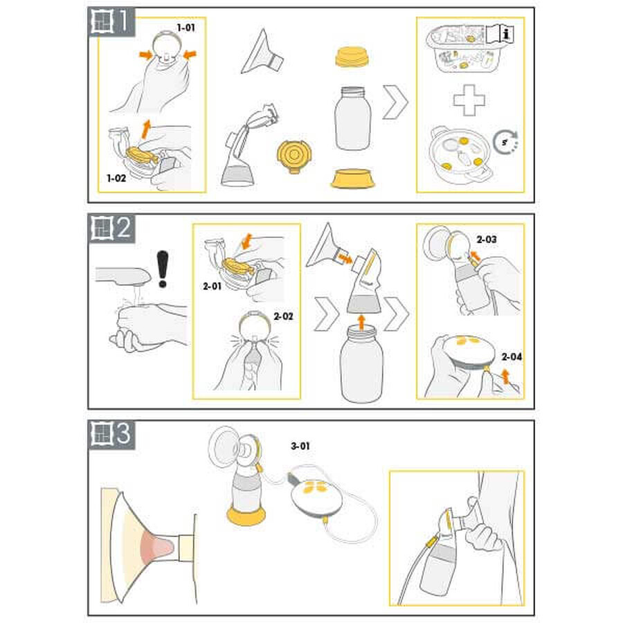 Medela Solo, pompă de sân electrică, simplă, bifazică, 1 buc.