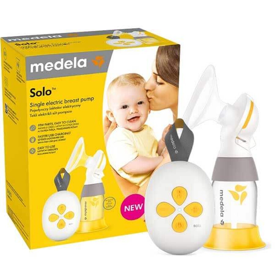 Medela Solo, pompă de sân electrică, simplă, bifazică, 1 buc.