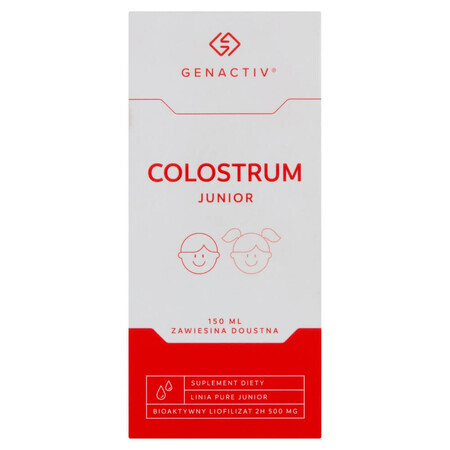 Genactiv Junior Colostrum, suspensie orală, 150 ml