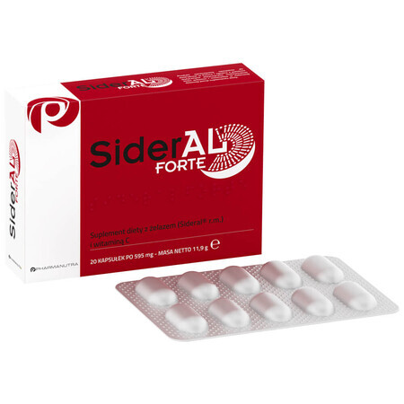 SiderAL Forte, 20 capsule