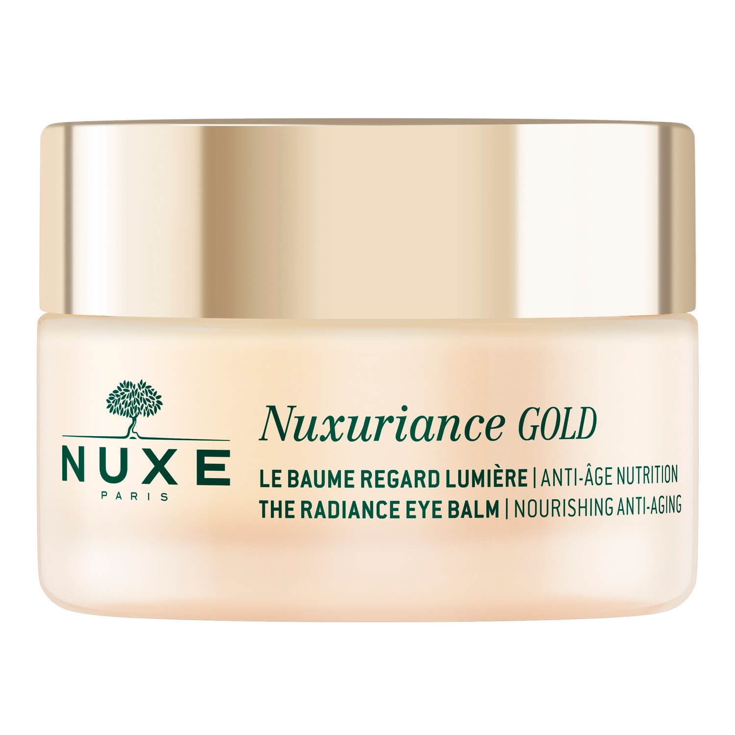 Nuxe Nuxuriance Gold, Balsam iluminator pentru ochi, piele uscată, 15 ml