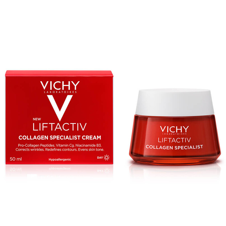 Vichy Liftactiv Collagen Specialist, cremă antirid, toate tipurile de ten, 50 ml