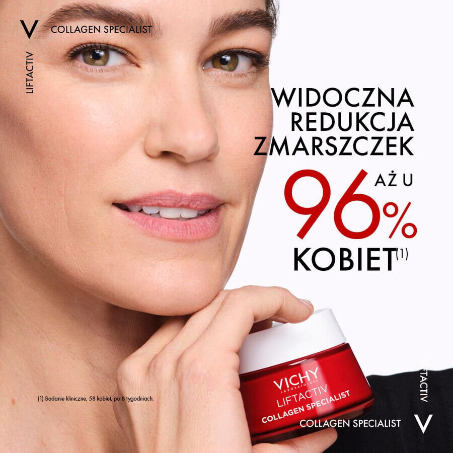 Vichy Liftactiv Collagen Specialist, cremă antirid, toate tipurile de ten, 50 ml