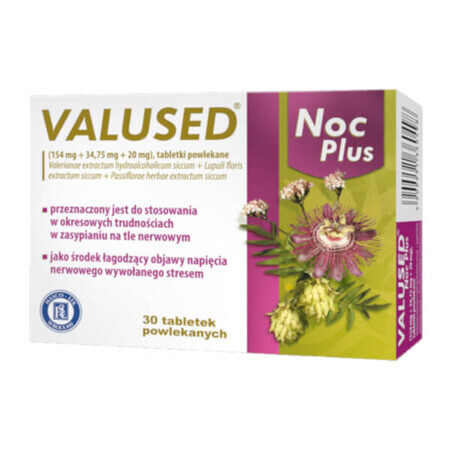 Valused Noc Plus 154 mg + 34,75 mg + 20 mg, 30 comprimate filmate