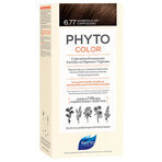 Phyto Color, tinte para el cabello, 6/77 castaño claro, capuchino, 50 ml