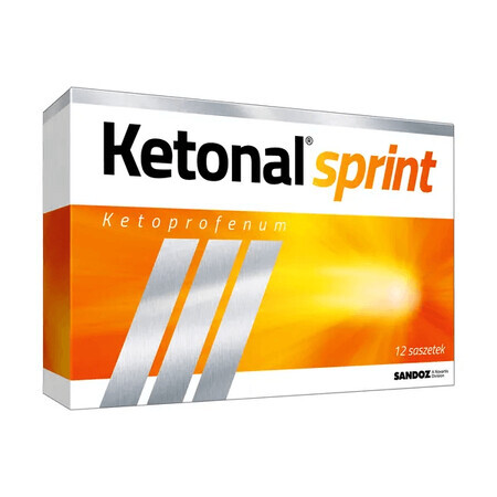 Ketonal Sprint 25 mg, granulato per soluzione orale, 12 bustine