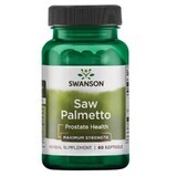 Swanson Saw Palmetto 320 mg, saw palmetto, 60 gel capsules