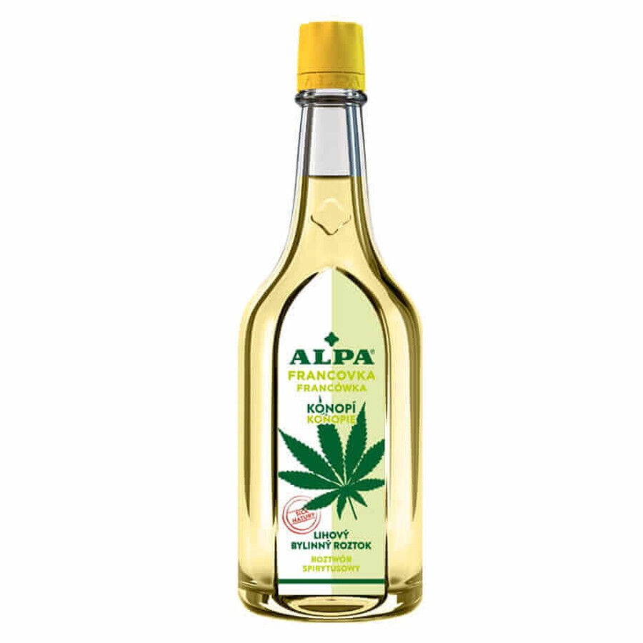 Alpa France și cânepă, soluție spirtoasă, 160 ml