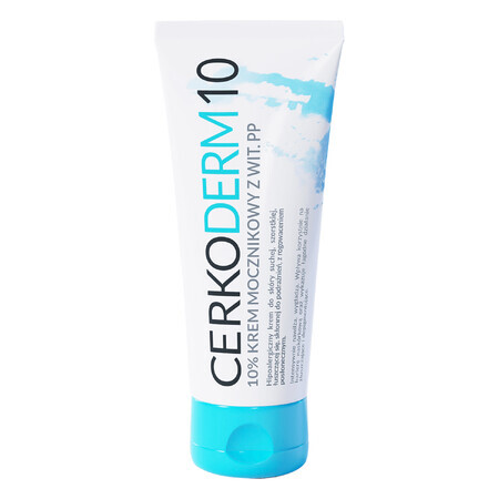 Cerkoderm 10, 10% cremă de uree cu vitamina PP, 75 ml