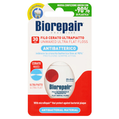 Biorepair, hilo dental ultraplano sin cera, 1 pieza