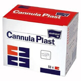 Matopat Cannula Plast, pansament nețesut pentru fixarea canulei, 8 cm x 5,8 cm, 50 bucăți