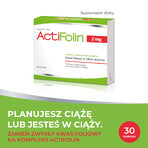 ActiFolin 2 mg, acid folic 2000 µg, 30 comprimate