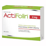 ActiFolin 2 mg, acid folic 2000 µg, 30 comprimate