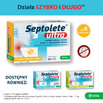 Septolete Ultra aromă de lămâie și miere 3 mg + 1 mg, 16 pastile tari