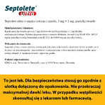 Septolete Ultra aromă de lămâie și miere 3 mg + 1 mg, 16 pastile tari