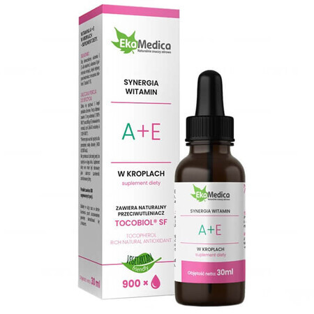 EkaMedica Synergie der Vitamine A + E, Tropfen, 30 ml