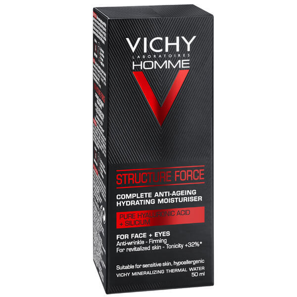 Vichy Homme Structure Force, cremă de față antirid pentru bărbați, 50 ml