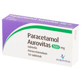 Paracetamolo Aurovitas 500 mg, 10 compresse