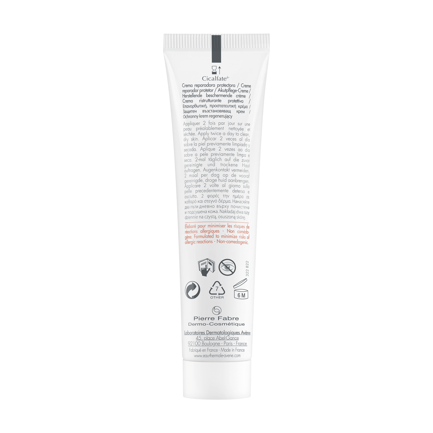 Avene Cicalfate+, cremă protectoare regenerantă pentru întreaga familie, piele sensibilă și iritată, 40 ml