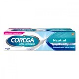 Corega Super Strong, crème de fixation pour prothèses dentaires, neutre, 40 g