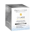 Set Dermedic Oilage Anti-Ageing, crema da giorno nutriente, 50 ml + olio lavante per il viso syndet, 25 ml + crema per il contorno occhi, 7 ml