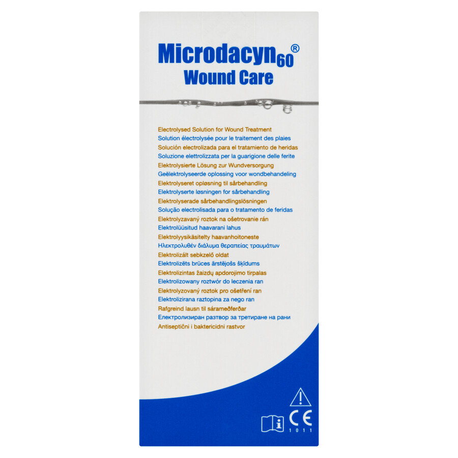 Microdacyn 60 Wound Care, electrolyzed solution for wound care, 100 ml