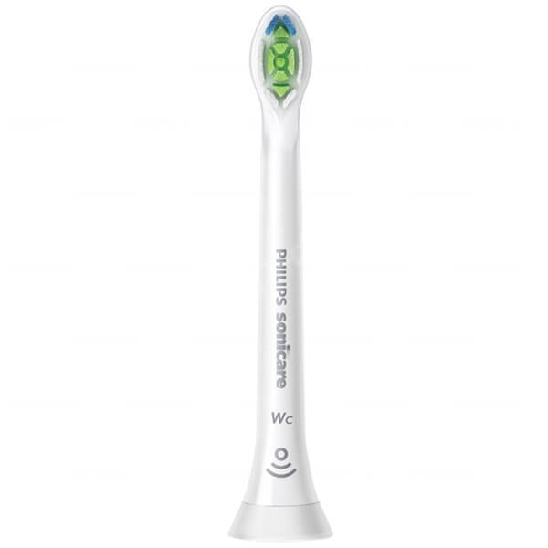 Philips, vârfuri de schimb pentru periuța de dinți sonică Sonicare W2c Optimal White Compact, HX6074/27, alb, 4 bucăți