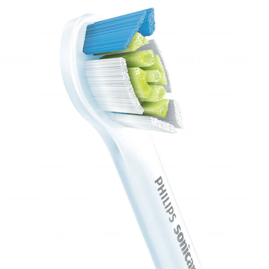 Philips, puntas de repuesto para el cepillo dental Sonicare W2c Optimal White Compact, HX6074/27, blanco, 4 piezas