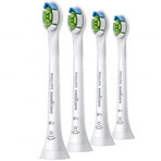 Philips, puntas de repuesto para el cepillo dental Sonicare W2c Optimal White Compact, HX6074/27, blanco, 4 piezas