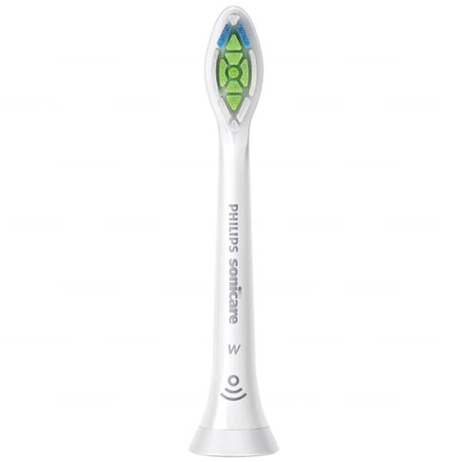 Philips, vârfuri de schimb pentru periuța de dinți sonică Sonicare W2 Optimal White, HX6064/10, alb, 4 bucăți