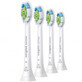 Philips, v&#226;rfuri de schimb pentru periuța de dinți sonică Sonicare W2 Optimal White, HX6064/10, alb, 4 bucăți