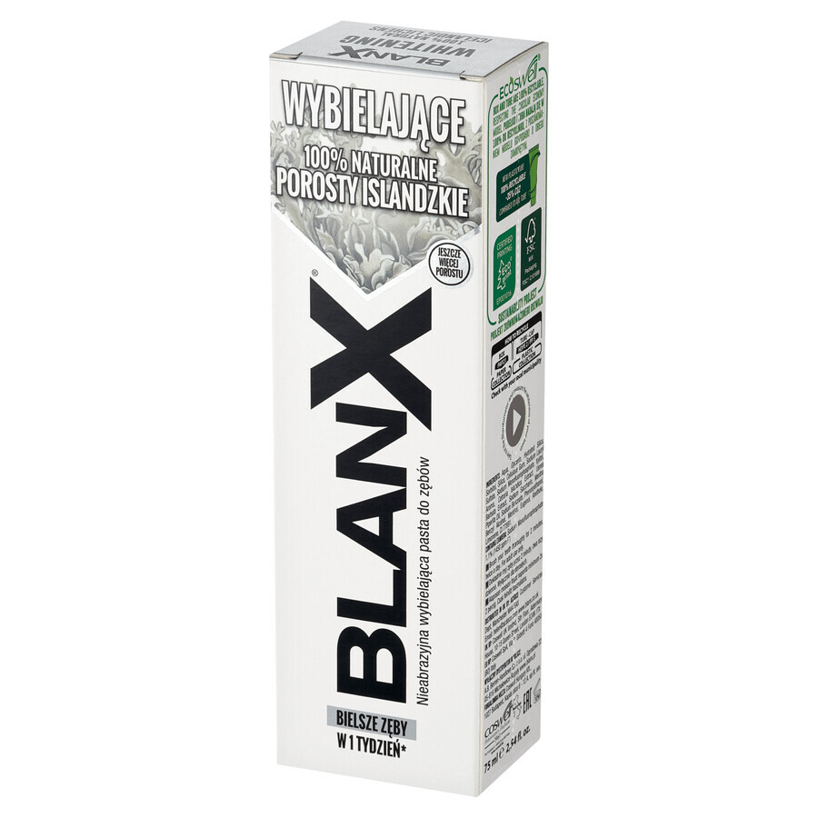 BlanX Whitening, pastă de dinți albitoare, 75 ml