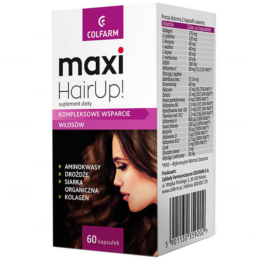 Maxi HairUp, 60 capsules