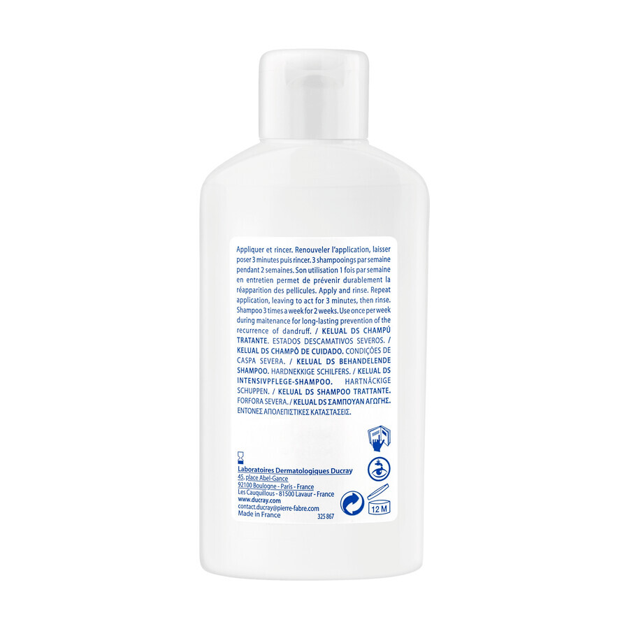 Ducray Kelual DS, șampon anti-mătreață, condiții severe de mătreață, 100 ml