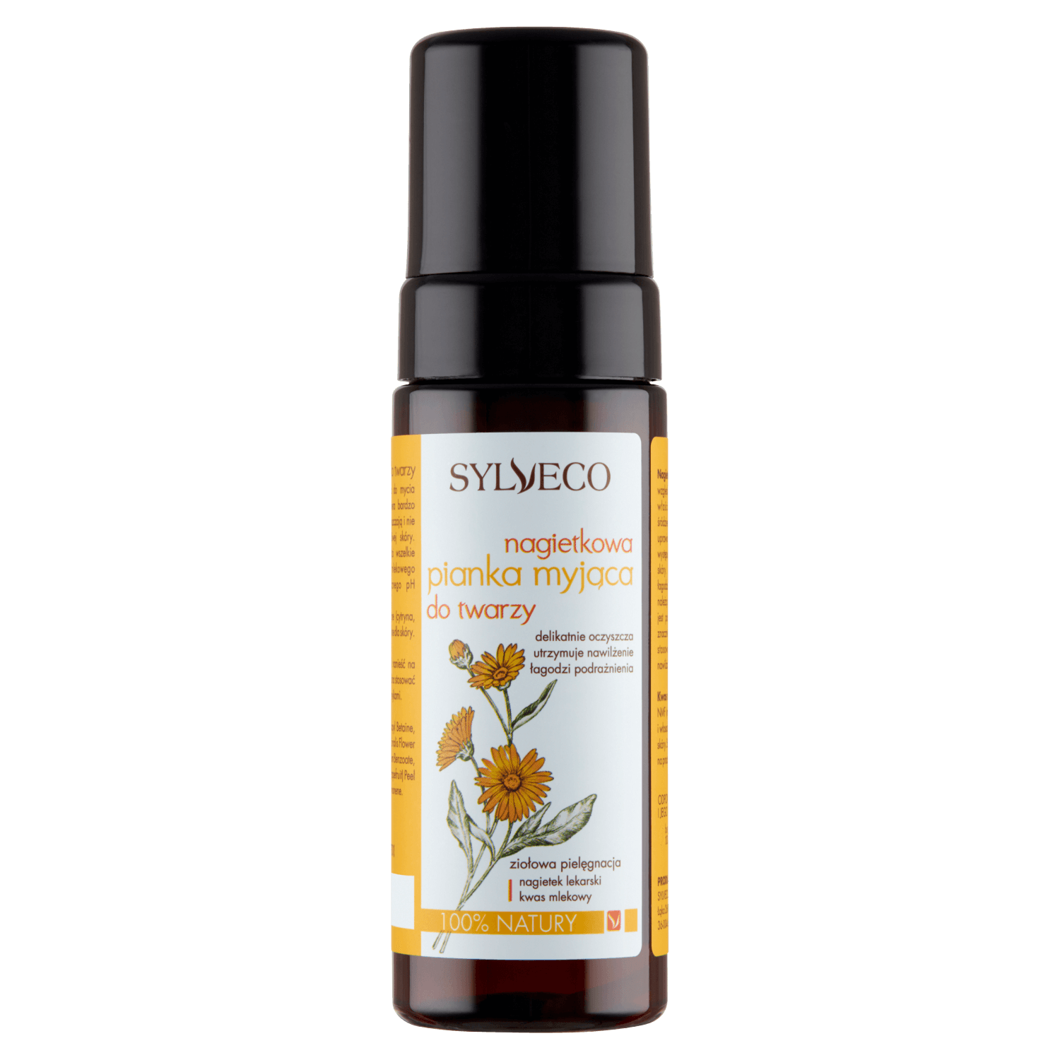 Sylveco, spumă de curățare facială cu calendula, 150 ml