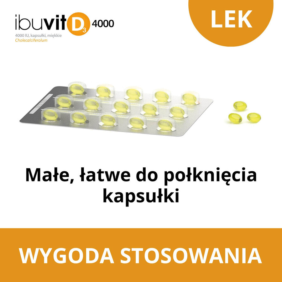 Ibuvit D3 4000 UI, 30 gélules