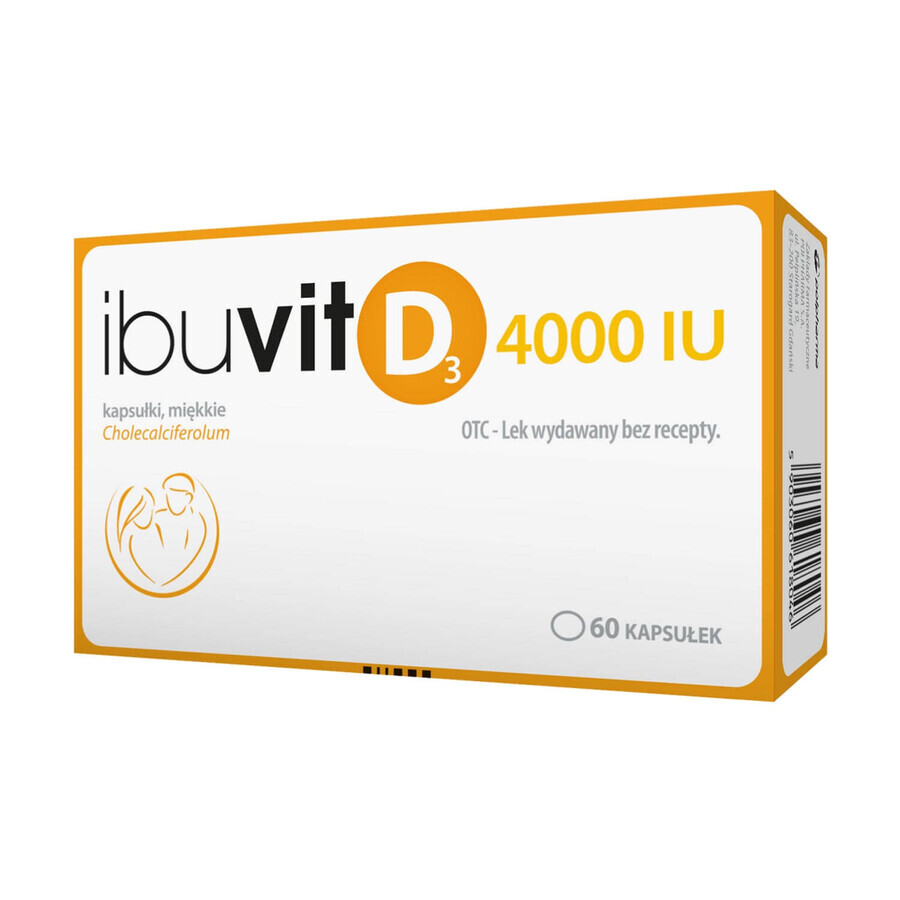 Ibuvit D3 4000 UI, 60 gélules