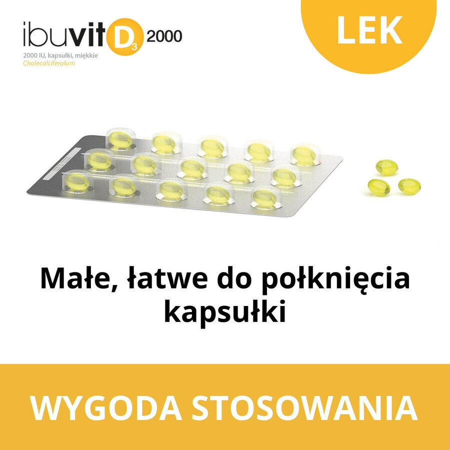 Ibuvit D3 2000 UI, 60 capsule