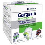 Gargarin Mucotherapy, collutorio e idratante per la bocca, 4 x 225 ml