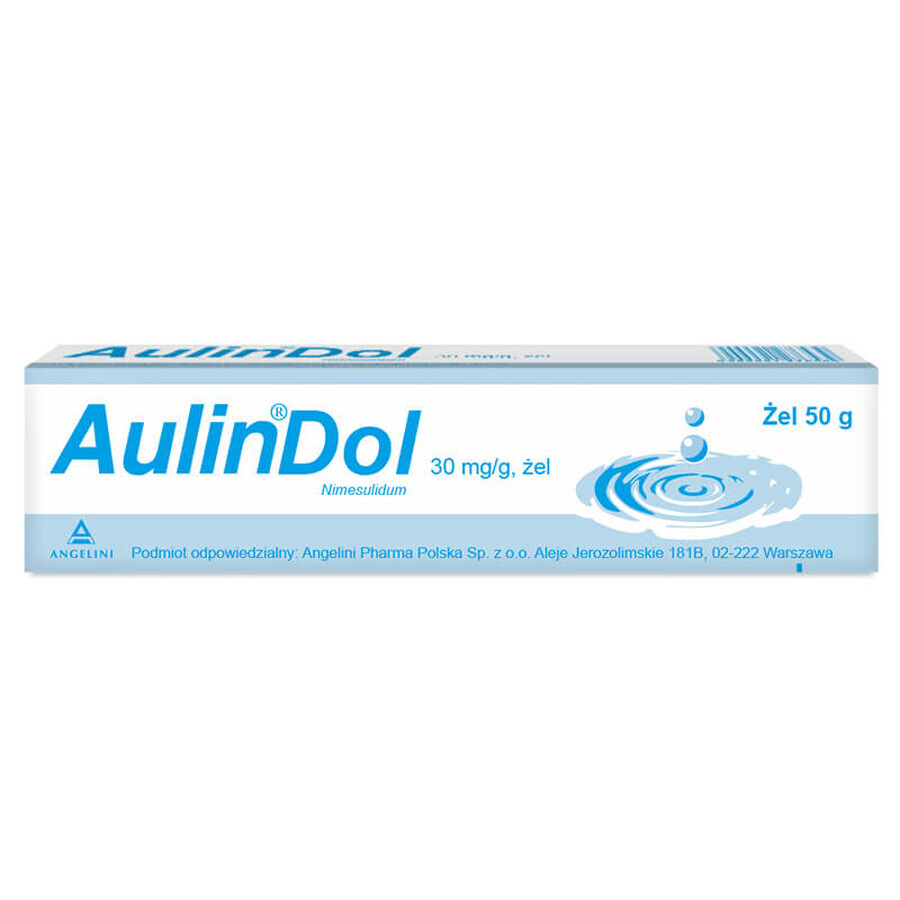 AulinDol 0,03 g/g, gel, 50 g