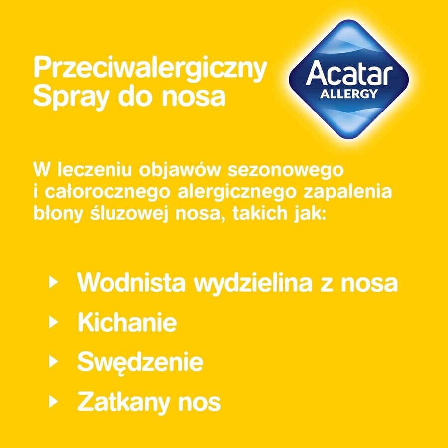 Acatar Alergie 1 mg/ml, spray nazal, soluție, 10 ml