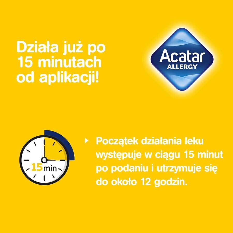 Acatar Alergie 1 mg/ml, spray nazal, soluție, 10 ml